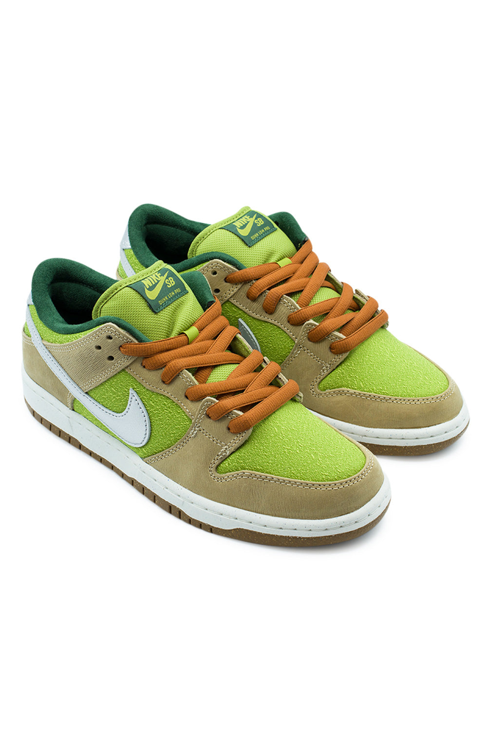 Nike SB Dunk Low Pro WC Shoe (Escargots) Sesame / Metallic Silver / Pear - BONKERS