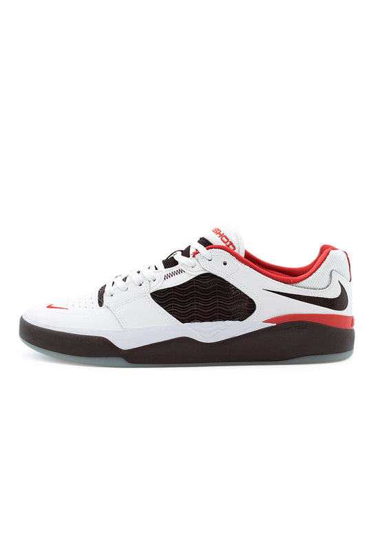 Nike SB Ishod PRM Shoe White / Black / University Red - BONKERS