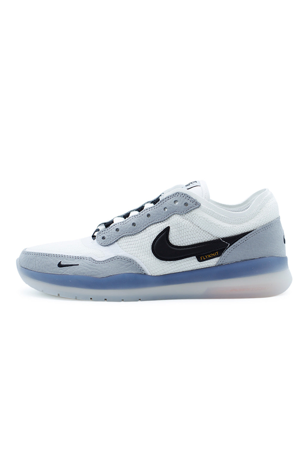 Nike SB PS8 Wolf Grey/Black – Robuster Sneaker mit Flyknit-Obermaterial und Nubuk-Lederverstärkungen für langlebigen Komfort und Strapazierfähigkeit.