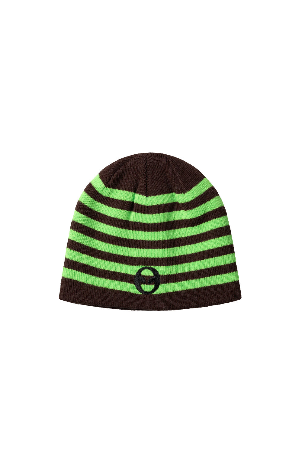 No Problemo Alien-O Reversible Beanie in Braun – Stylishes, umkehrbares Beanie mit auffälligem Alien-Motiv für den perfekten Streetwear-Look.