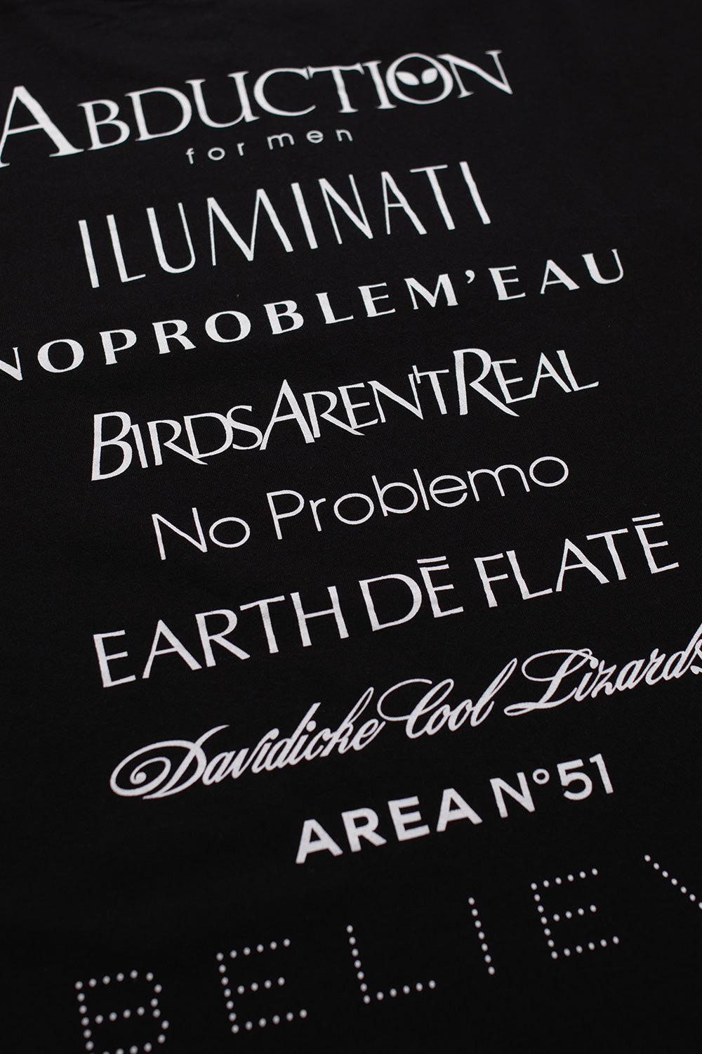 No Problemo Eau De Problemo T-Shirt Black - BONKERS