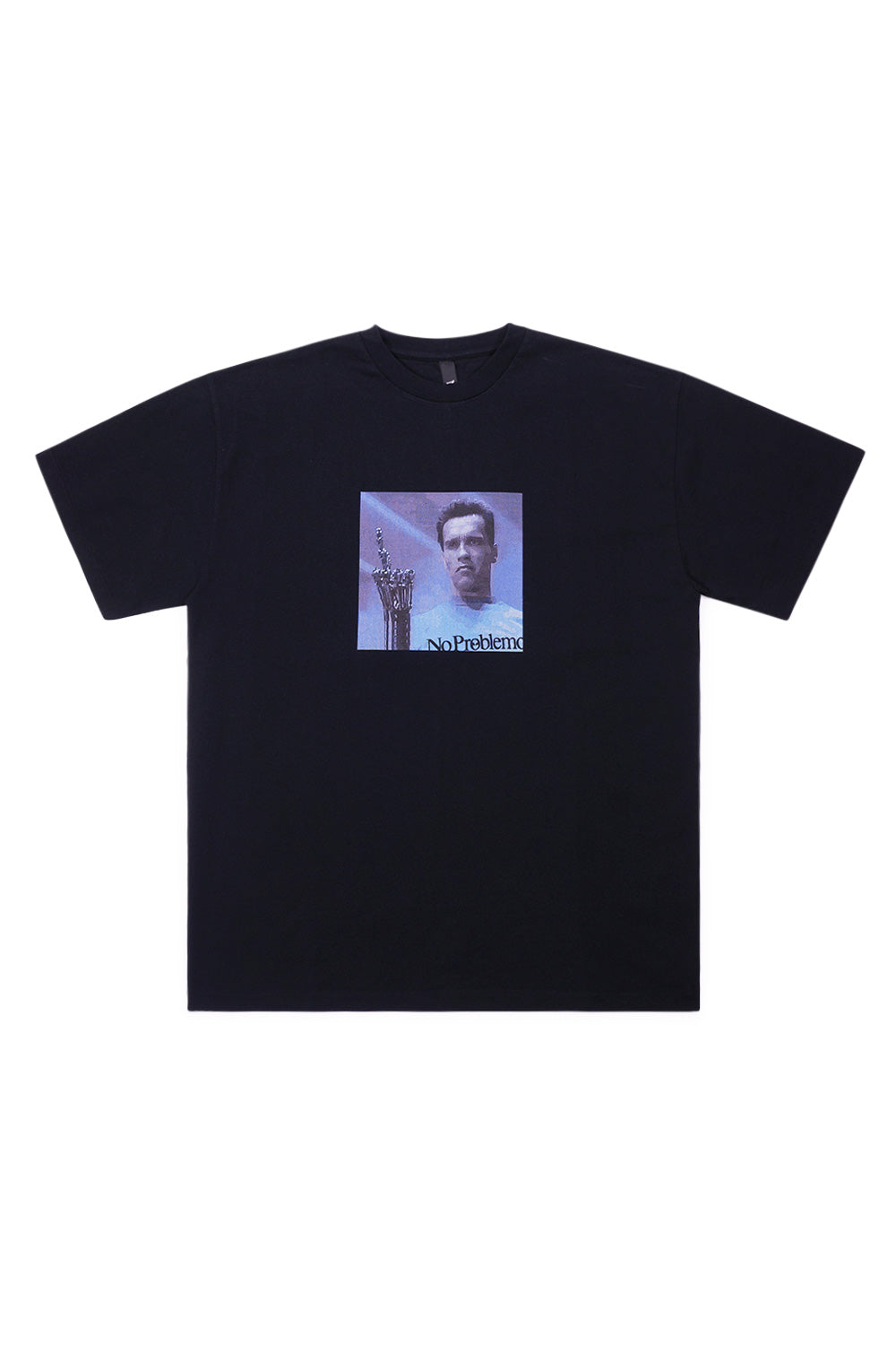 "No Problemo 'I'll Be Back' T-Shirt Black – Schwarzes T-Shirt mit markantem 'I'll Be Back'-Print für coole Streetwear-Looks"