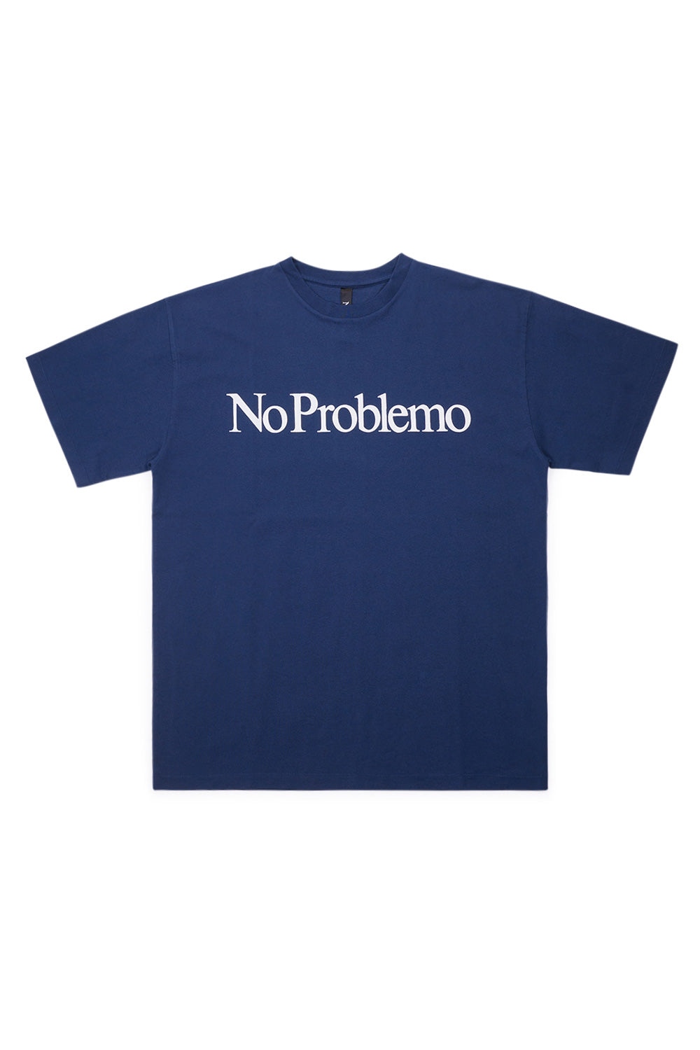 "No Problemo T-Shirt Navy – Blaues T-Shirt mit auffälligem 'No Problemo'-Print für lässige Streetwear-Outfits"