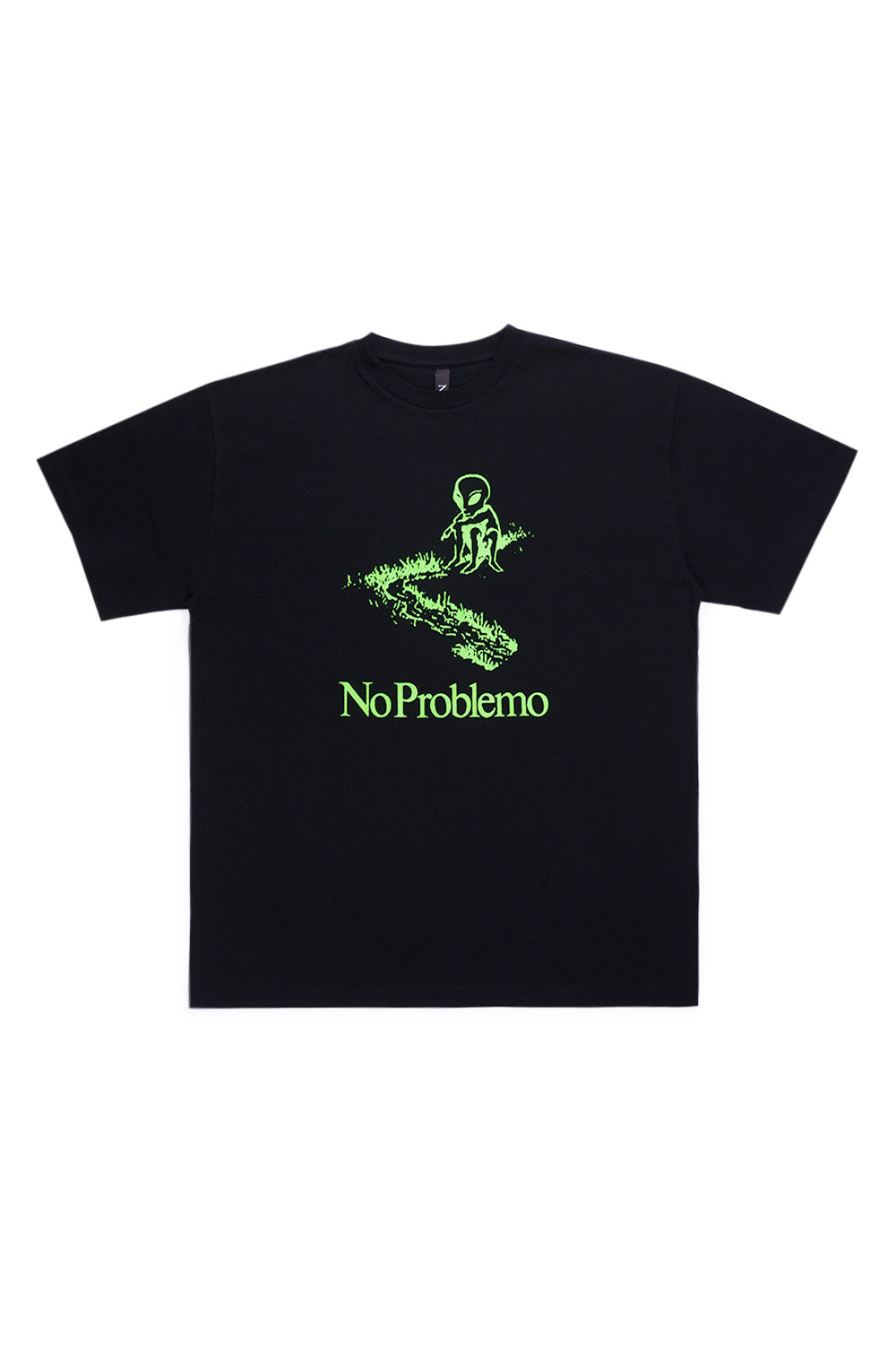 "No Problemo 'Toboggan' T-Shirt Black – Schwarzes T-Shirt mit auffälligem 'Toboggan'-Design für lässige Streetwear-Outfits"