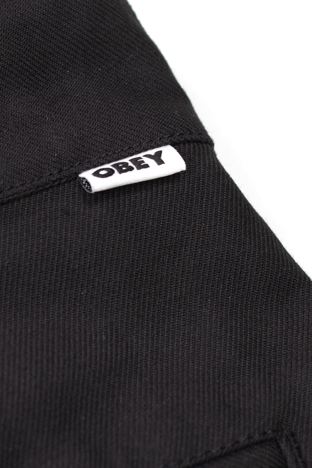 Obey Armel Pleated Pant Black - BONKERS