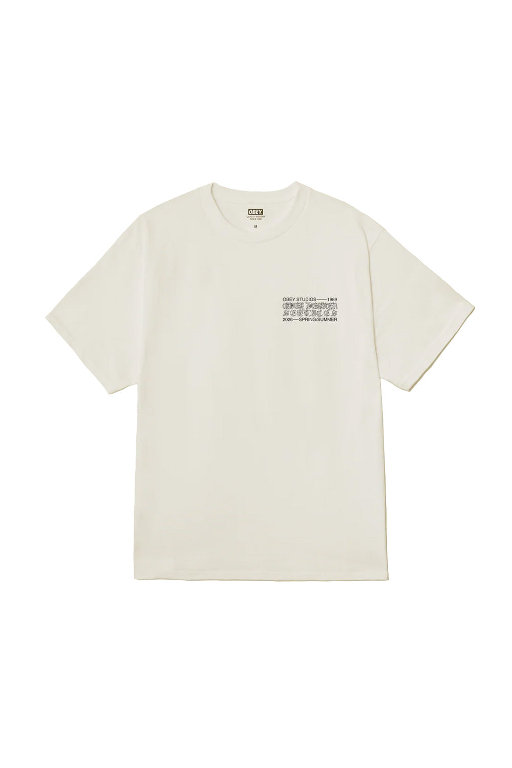 Obey Design Services T-Shirt Vintage White - BONKERS