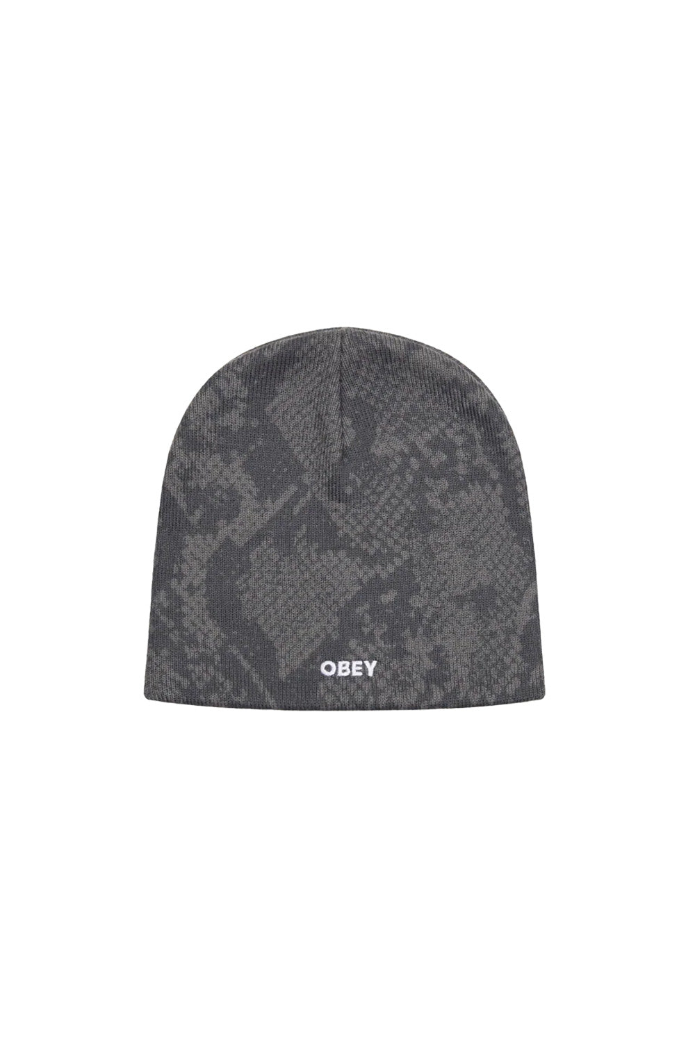 Obey Silo Beanie Snake Skin