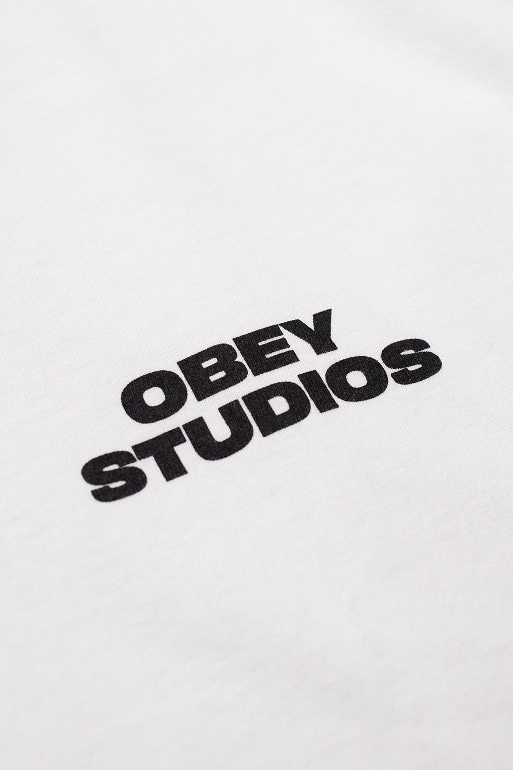Obey Sky Face Heavyweight T-Shirt White - BONKERS