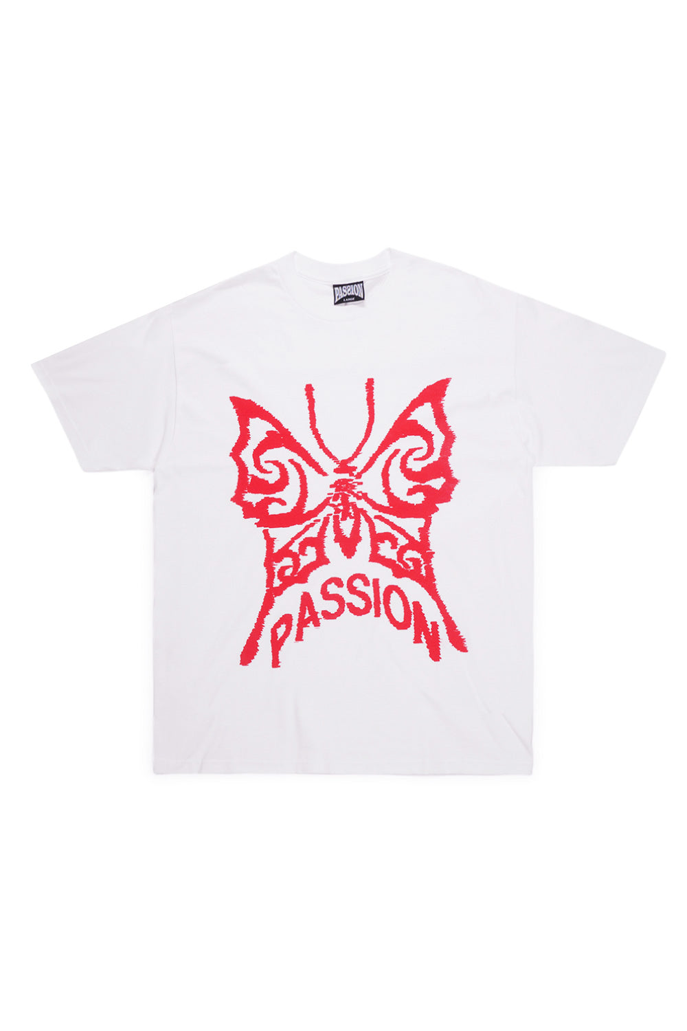 Passion Butterfly T-Shirt White - BONKERS