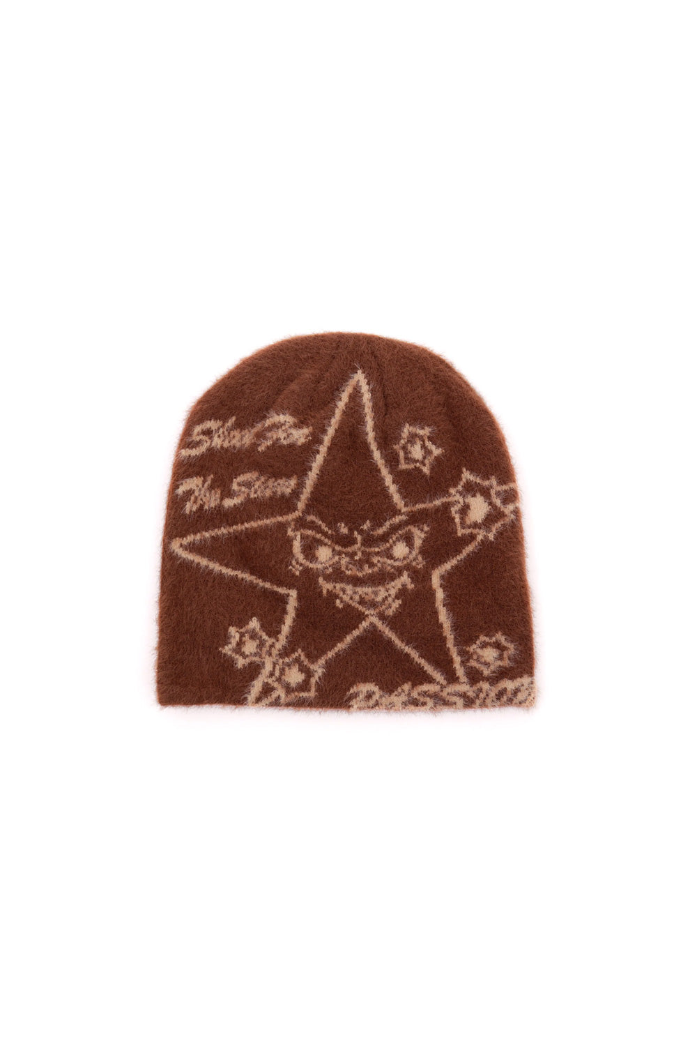 Passion Target Practice Fohair Beanie Brown - BONKERS