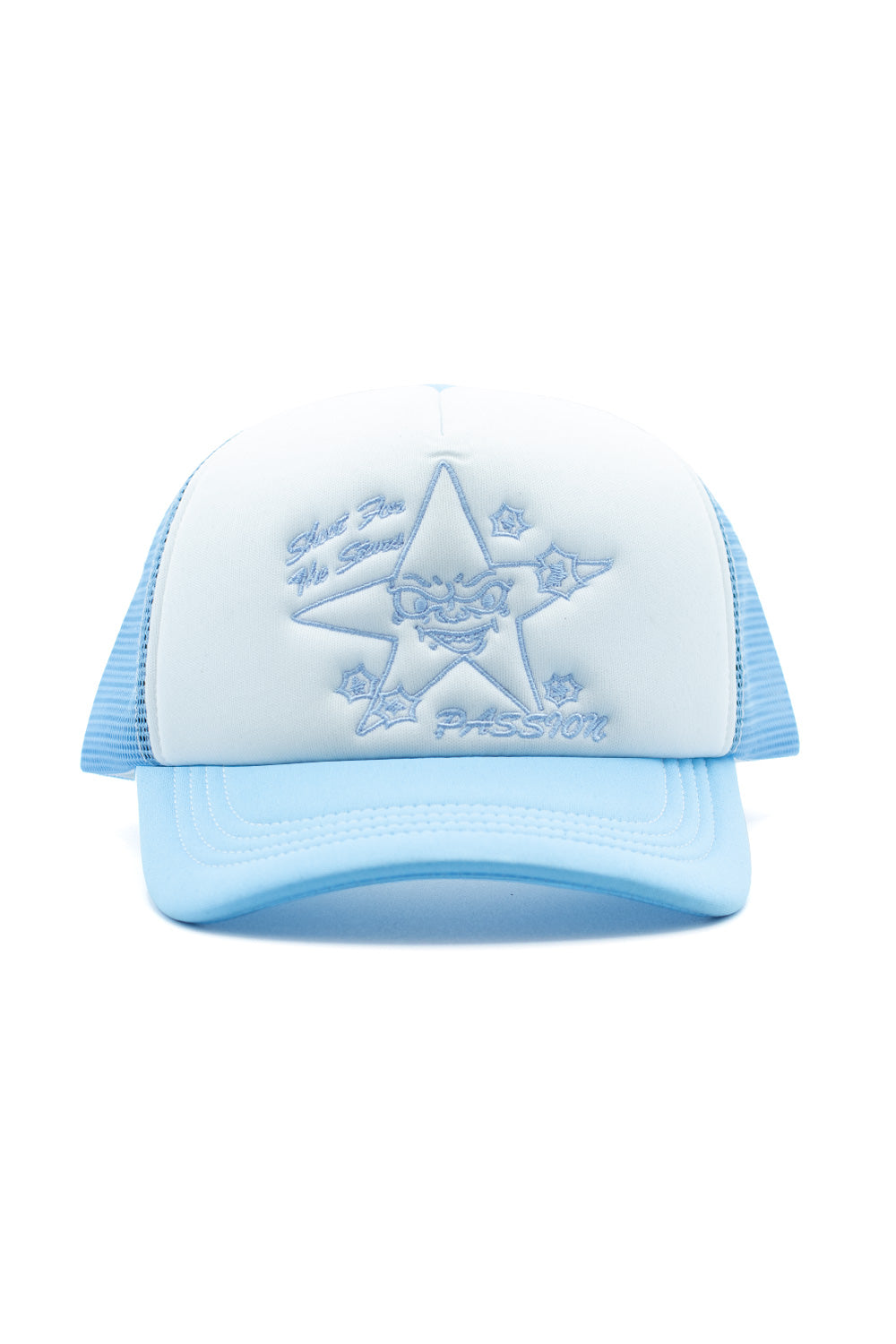 Passion Target Practice Trucker Cap Baby Blue - BONKERS