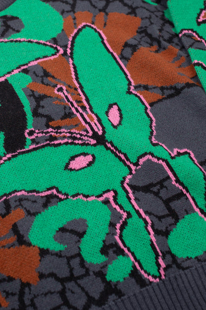 Perks And Mini Coppice Graphic Knit Sweatshirt Multi - BONKERS