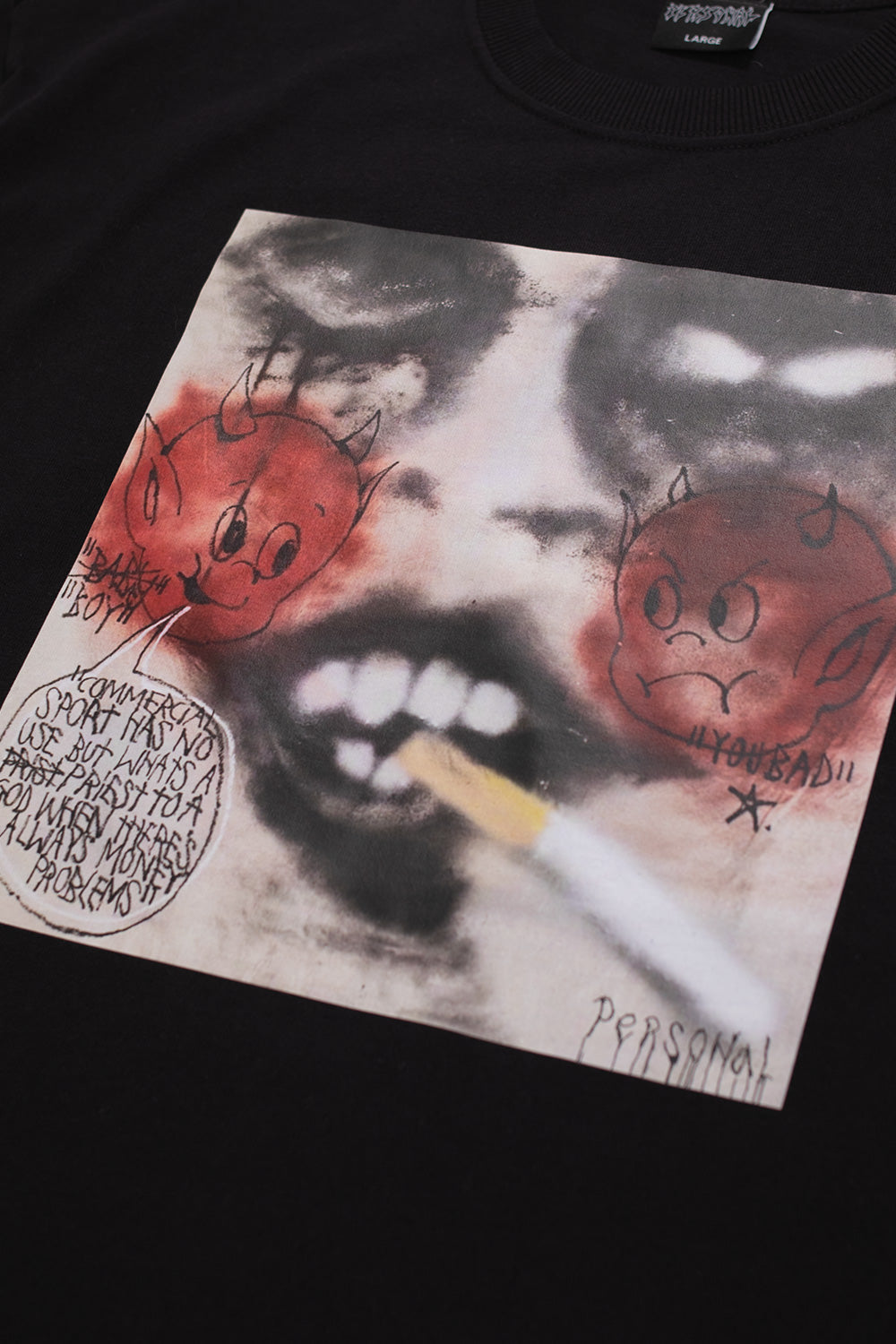 Personal Joint Commercial Spot T-Shirt Black - BONKERS