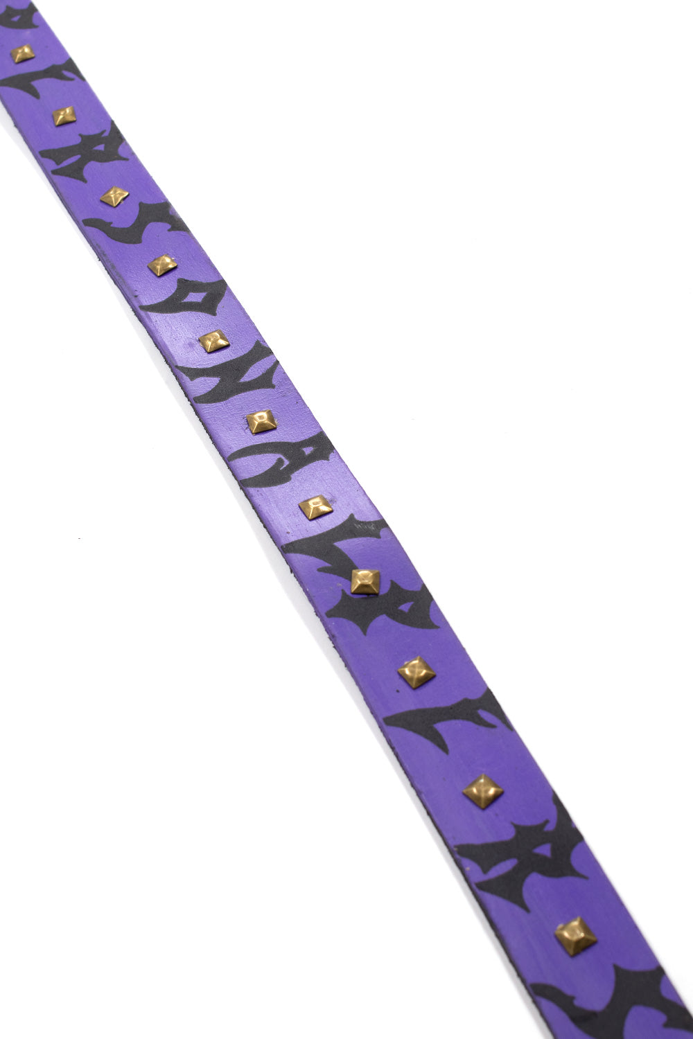 Personal Joint Lila Studded Leather Belt – stylischer Nieten-Gürtel aus Leder für ein markantes Fashion-Statement