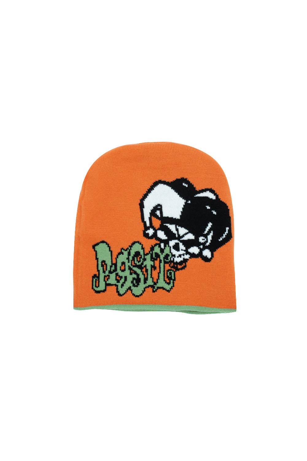 Pigsty Reversible Jester Beanie Green – Wendbare grüne Beanie von Pigsty, bietet zwei stylische Tragemöglichkeiten für trendbewusste Modefans.