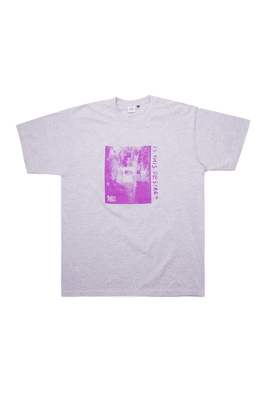 "Pigsty Desire T-Shirt in Heather Grey – Stylisches graues Shirt mit einzigartigem Print"