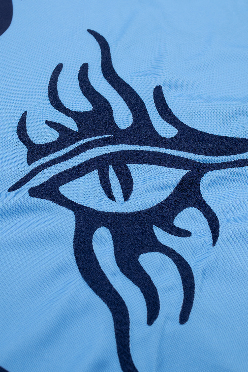 Pleasures Blue Afterlife Soccer Jersey Blue - BONKERS