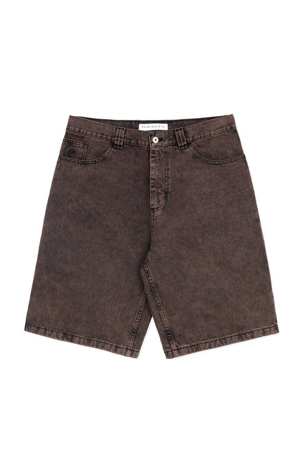 Polar Skate Co. Big Boy Shorts in Mud Brown – Vorderansicht