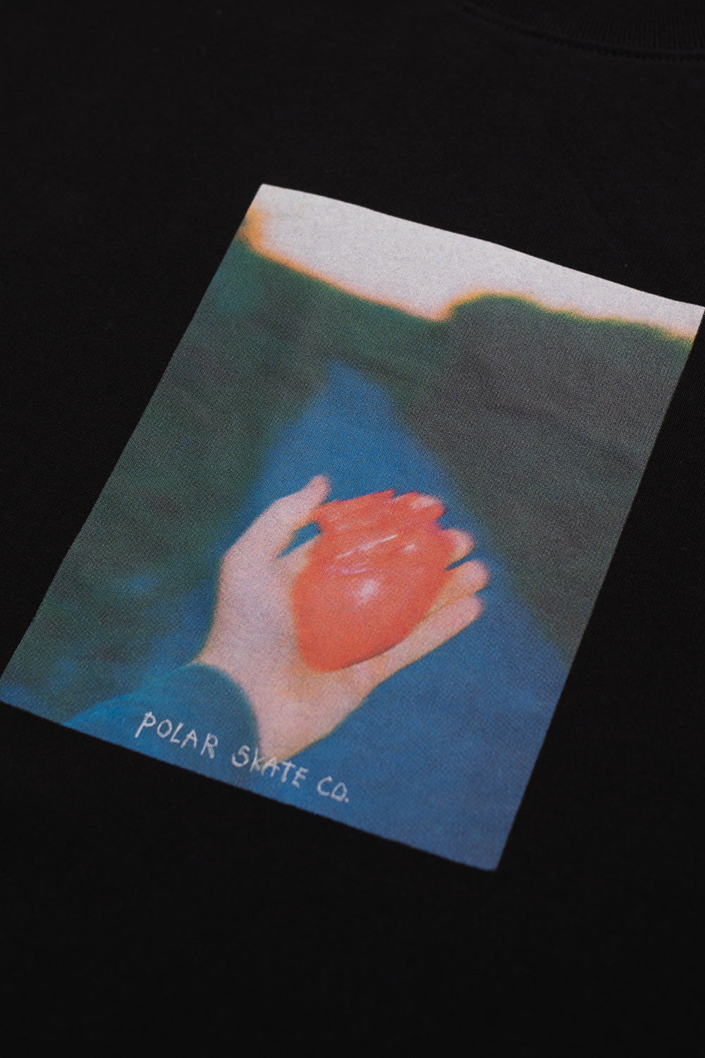 Polar Skate Co. Heart In Hand T-Shirt Black - BONKERS