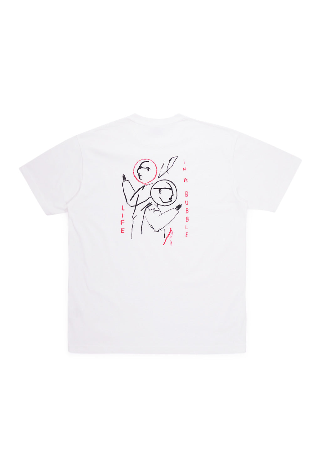 Polar Skate Co. I Life In A Bubble T-Shirt – Weißes Skate-Tee mit kreativer Grafik