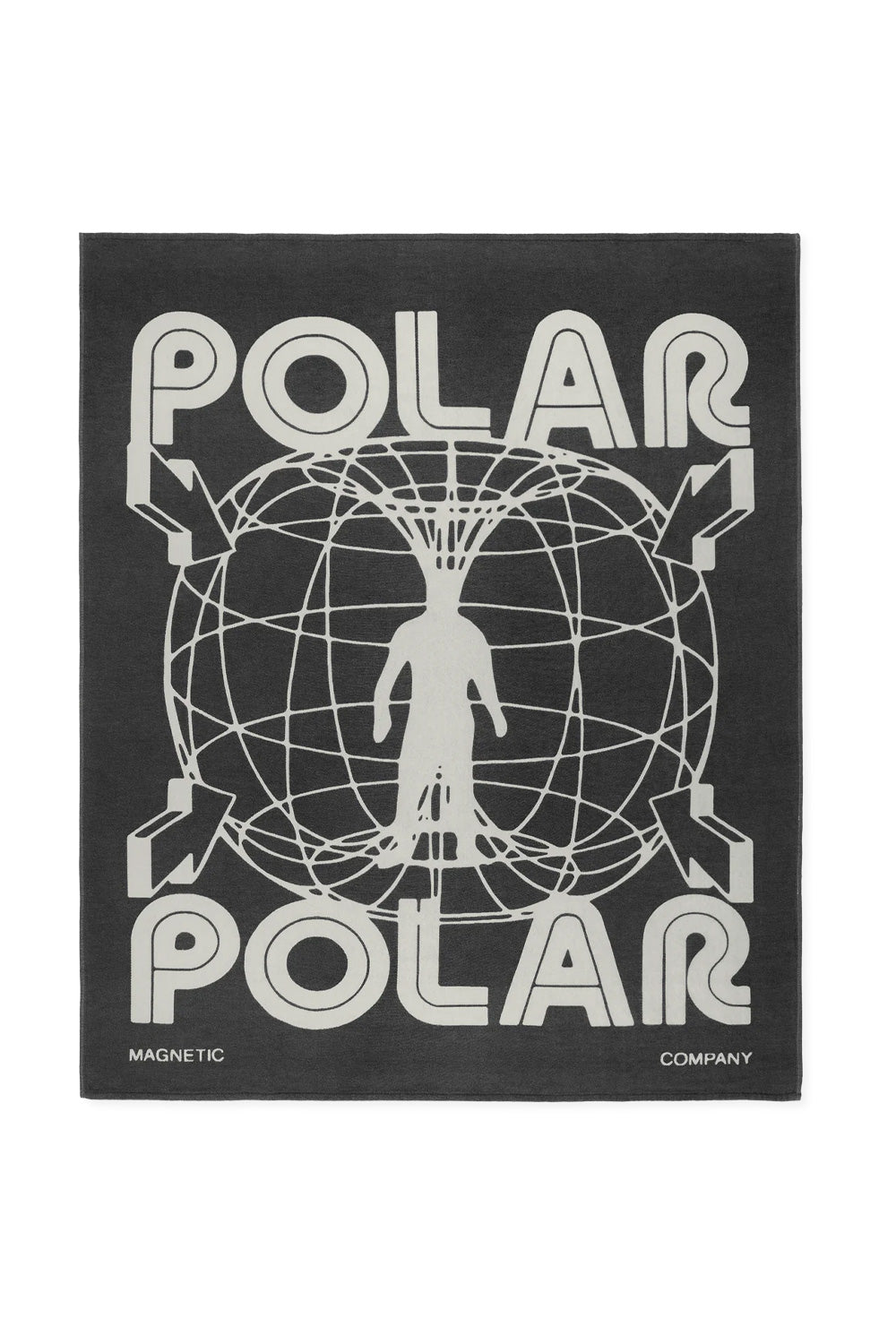 Polar Skate Co. Magnet Picnic Blanket Black / Cloud White - BONKERS