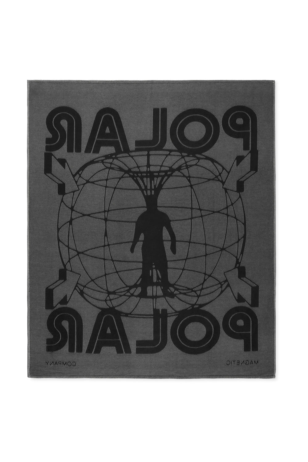 Polar Skate Co. Magnet Picnic Blanket Black / Cloud White - BONKERS