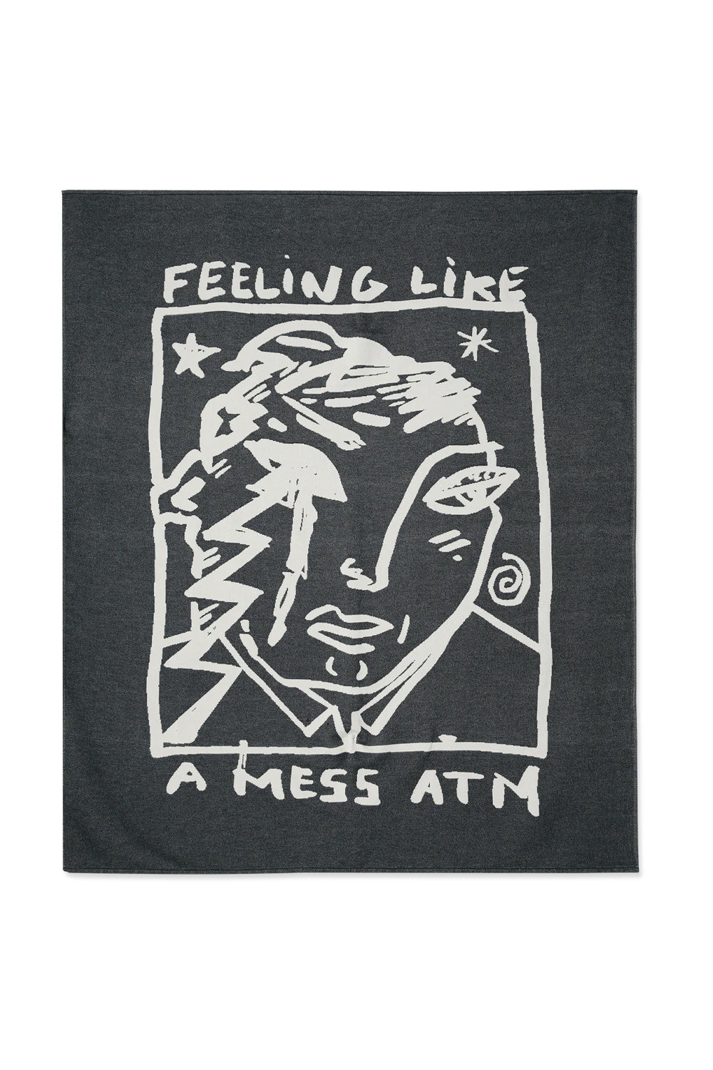 Polar Skate Co. Mess ATM Picnic Blanket Black / Cloud White - BONKERS