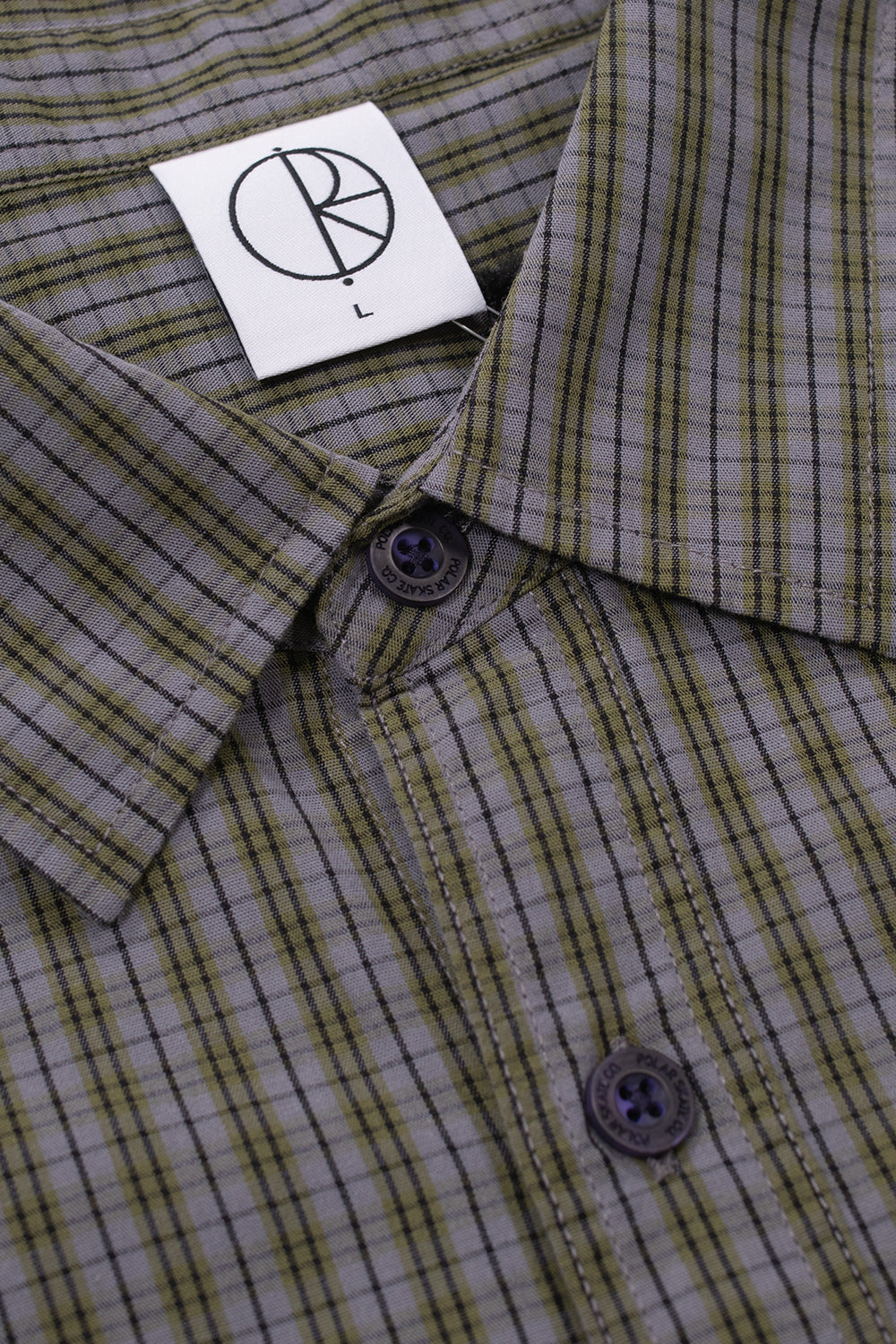 Polar Skate Co. Mitchell Shirt Black / Green
