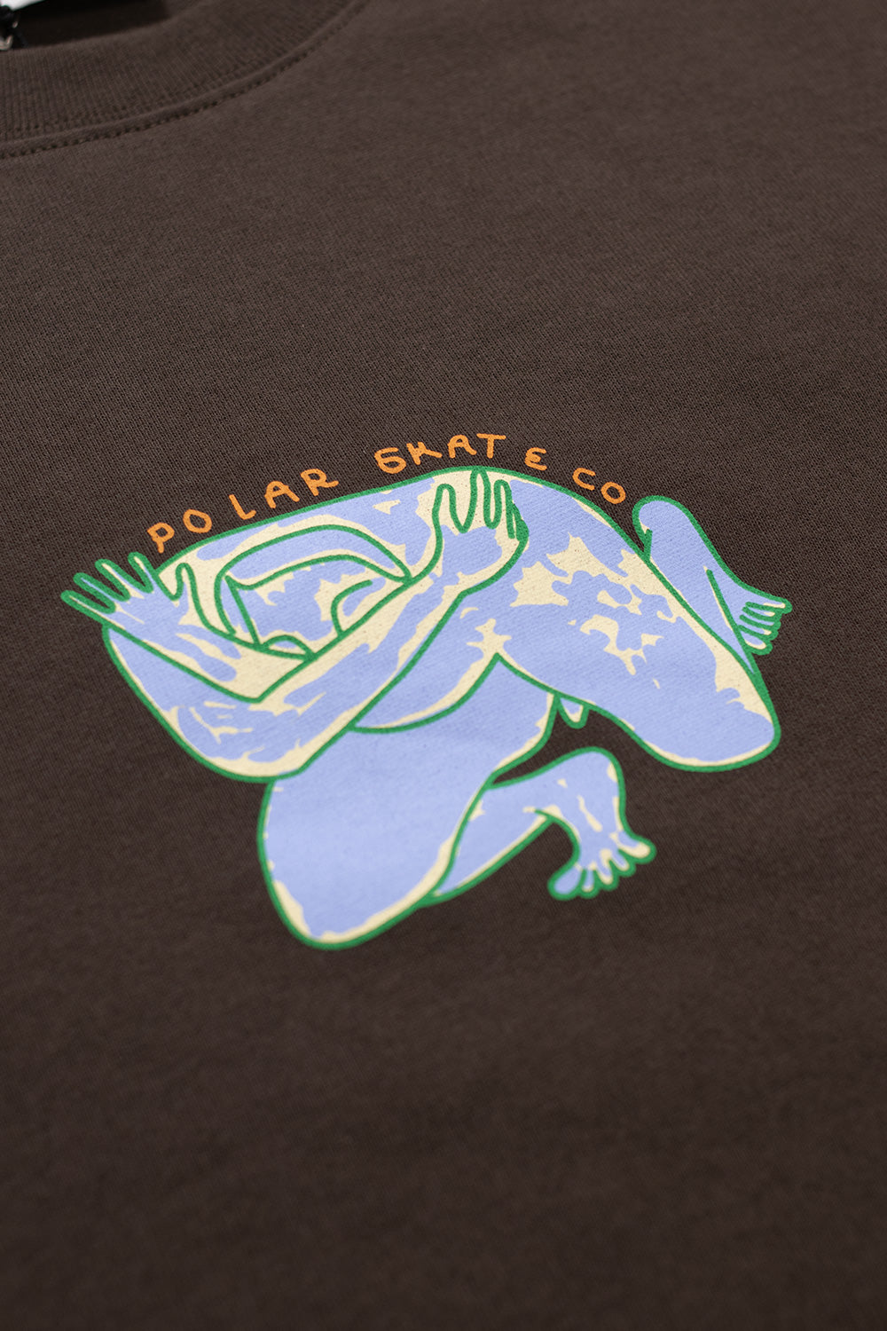 Polar Skate Co. Shy Bow T-Shirt Brown - BONKERS