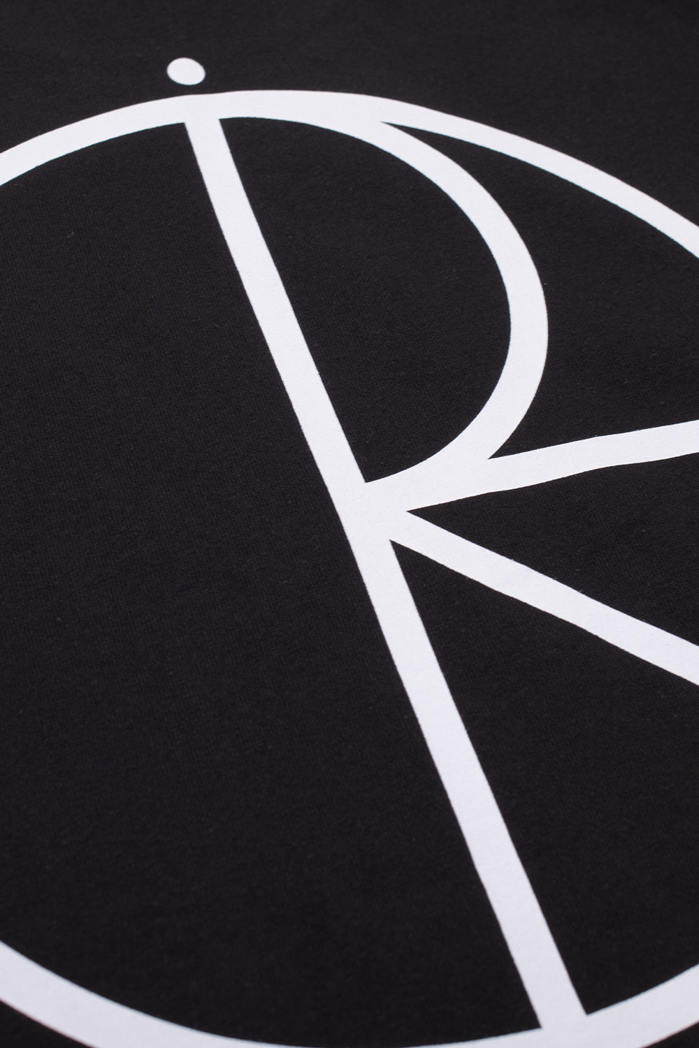 Polar Skate Co. Stroke Logo T-Shirt Black – klassisches schwarzes Skate-Shirt mit weißem Stroke-Logo auf der Brust