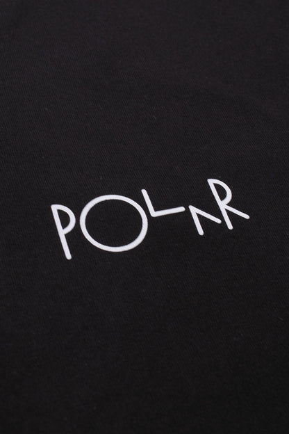 Polar Skate Co. Stroke Logo T-Shirt Black - BONKERS
