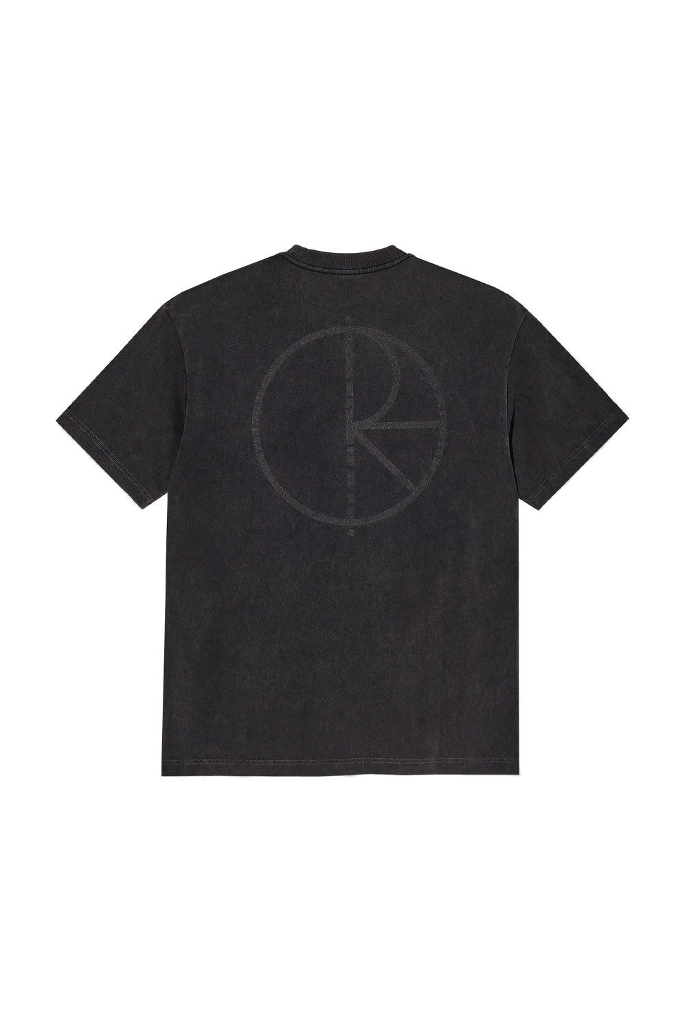 Polar Skate Co. Stroke Logo T-Shirt Silver Black / Black