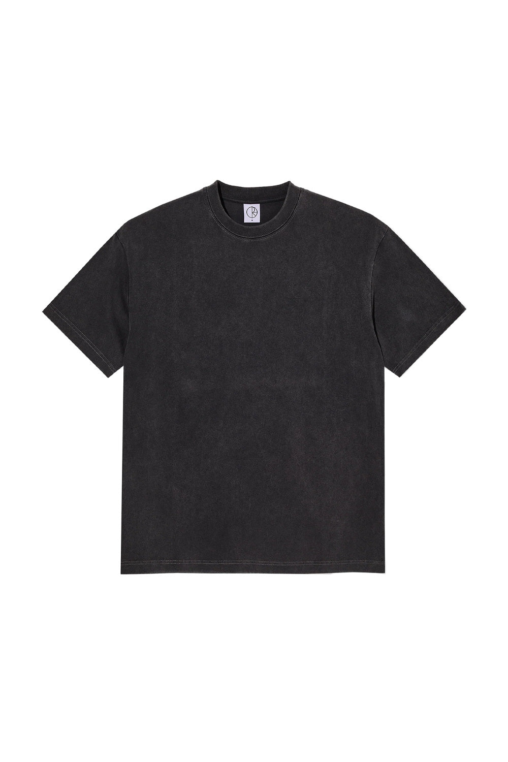Polar Skate Co. Stroke Logo T-Shirt Silver Black / Black