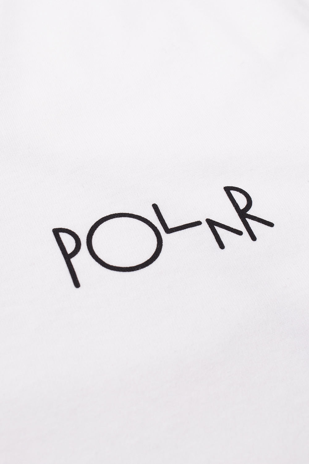 Polar Skate Co. Stroke Logo T-Shirt White - BONKERS