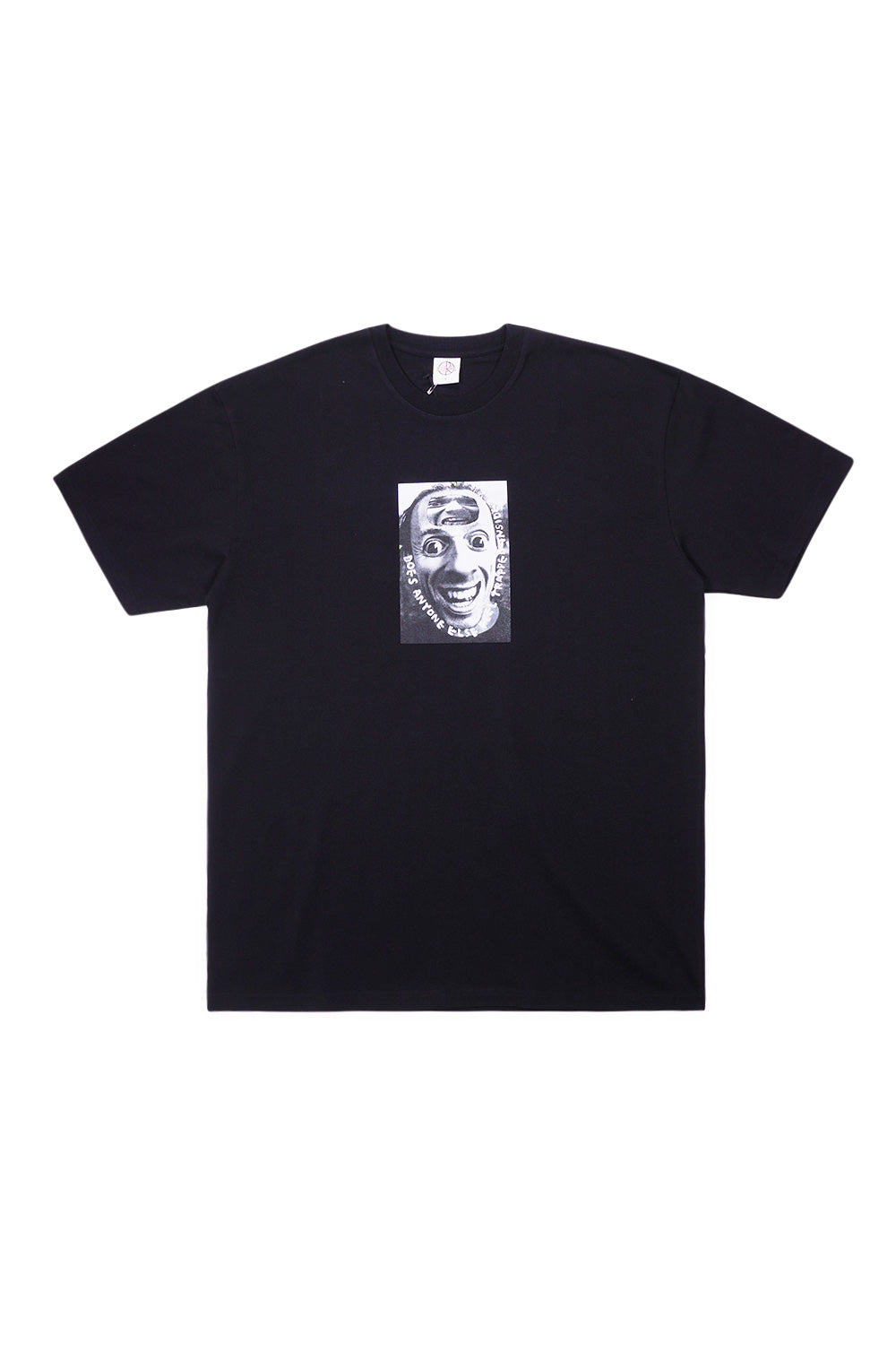 Polar Skate Co. Trapped Inside T-Shirt in Schwarz – Vorderansicht mit Brustaufdruck