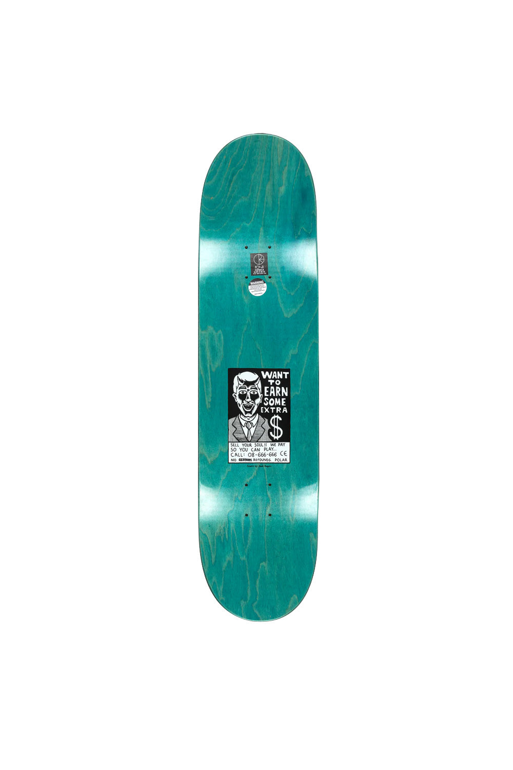 Polar Skate Co. Oskar Rozenberg Trust Deck 8,375" - BONKERS