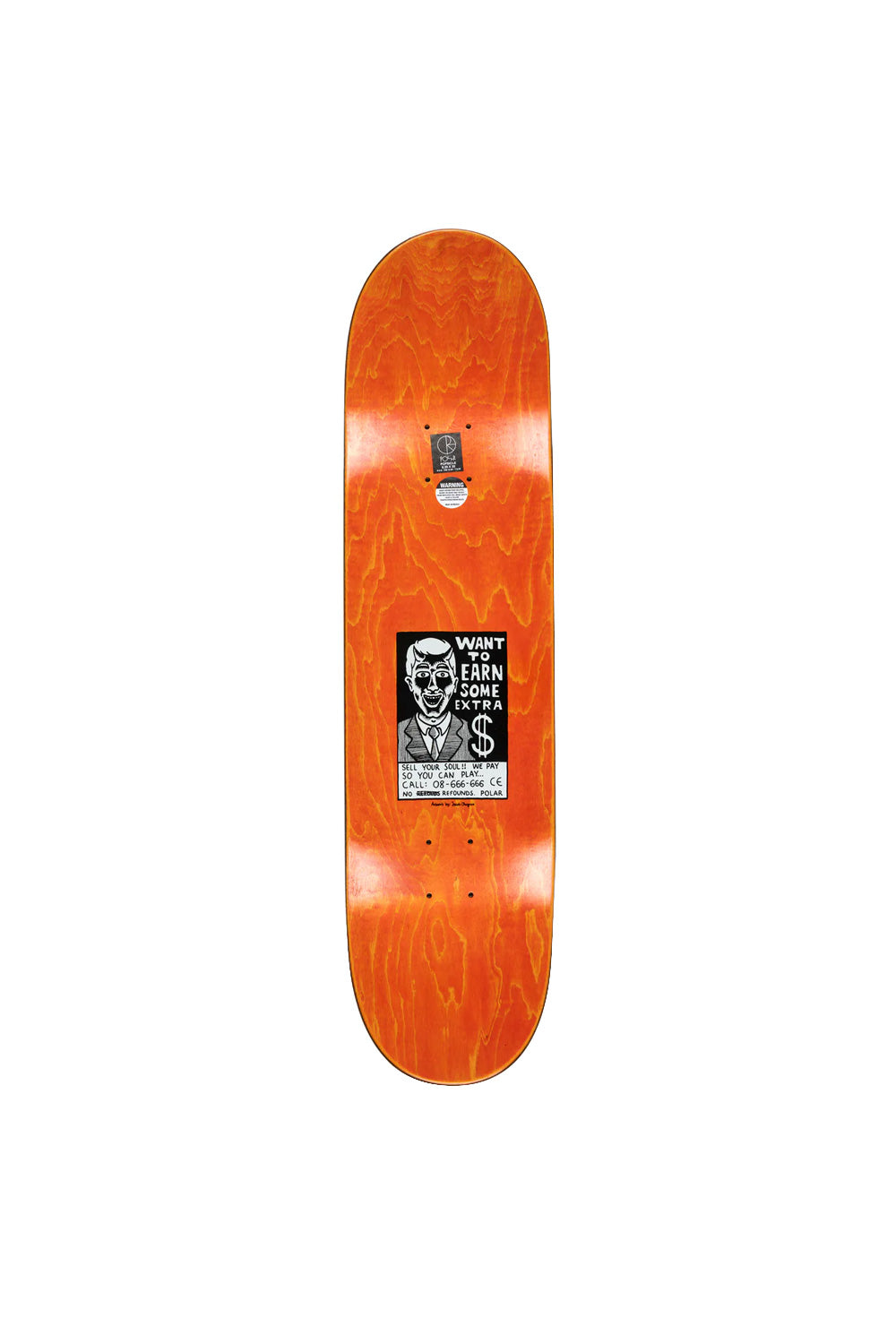 Polar Skate Co. Oskar Rozenberg Trust Deck 8,5" - BONKERS