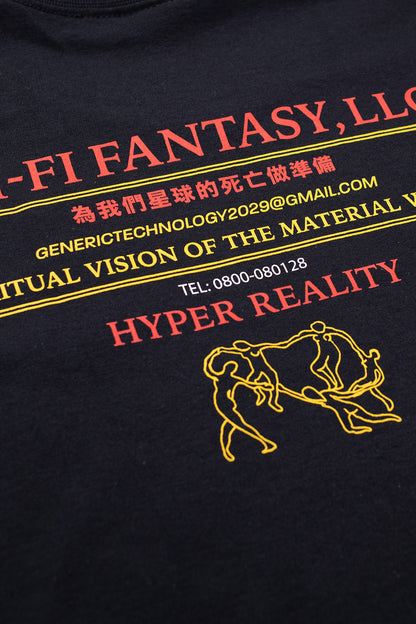 Sci-Fi Fantasy Dance T-Shirt Black - BONKERS