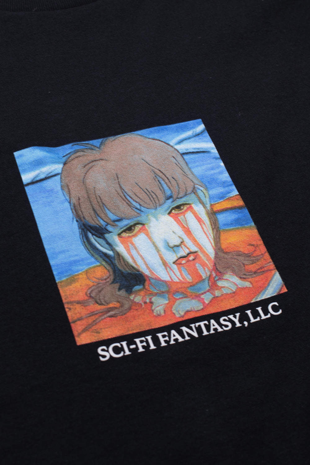 Sci-Fi Fantasy Leaking Eyes T-Shirt Black - BONKERS