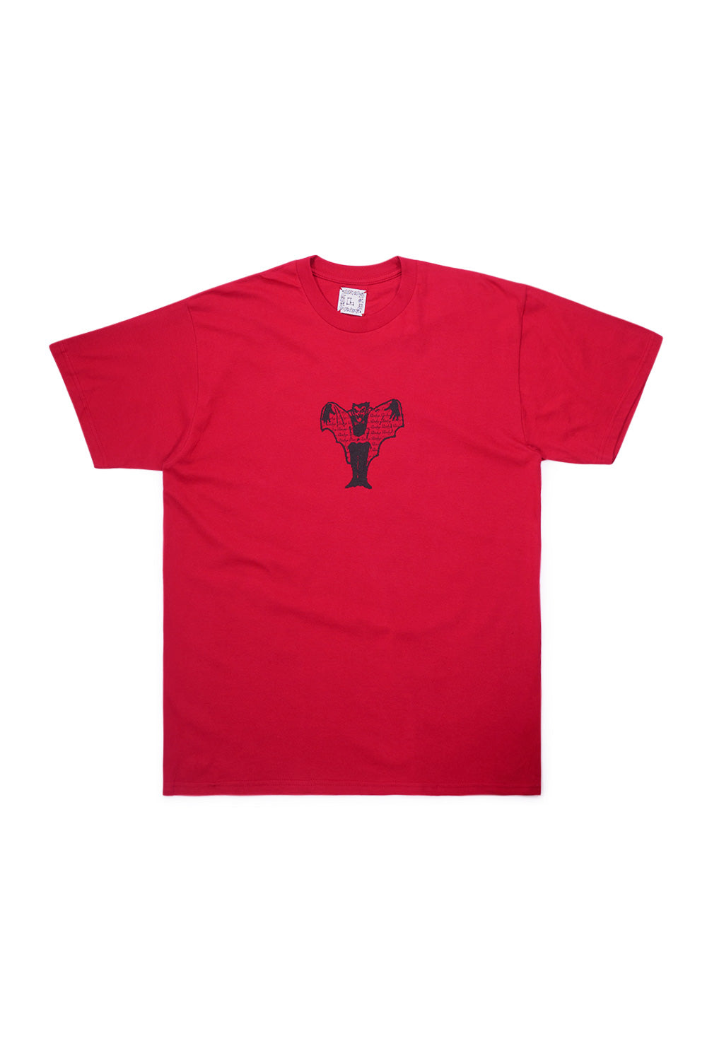 Slinky Vampire T-Shirt in Rot mit auffälligem Vampir-Design – trendiges Streetwear-Statement.