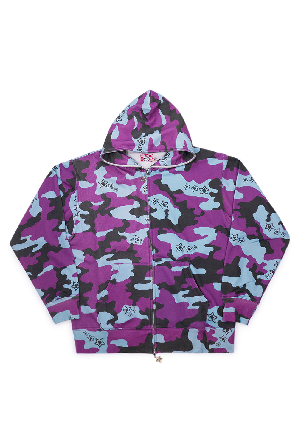 Star Team Real Tree Full Zip Hoodie Purple - BONKERS