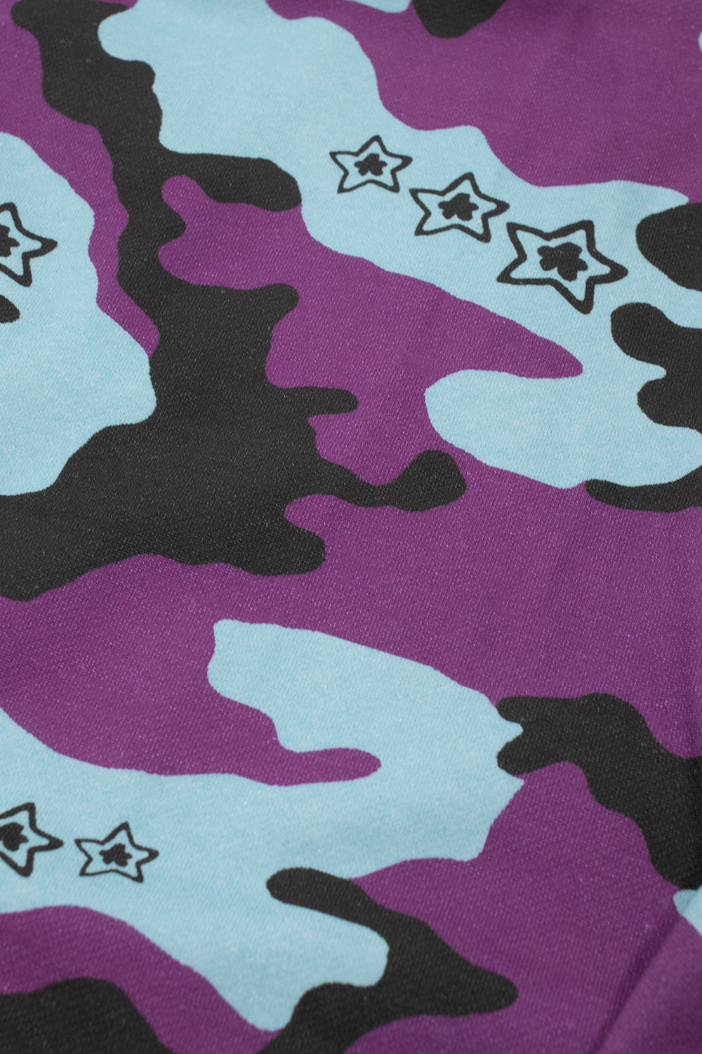 Star Team Real Tree Full Zip Hoodie Purple - BONKERS