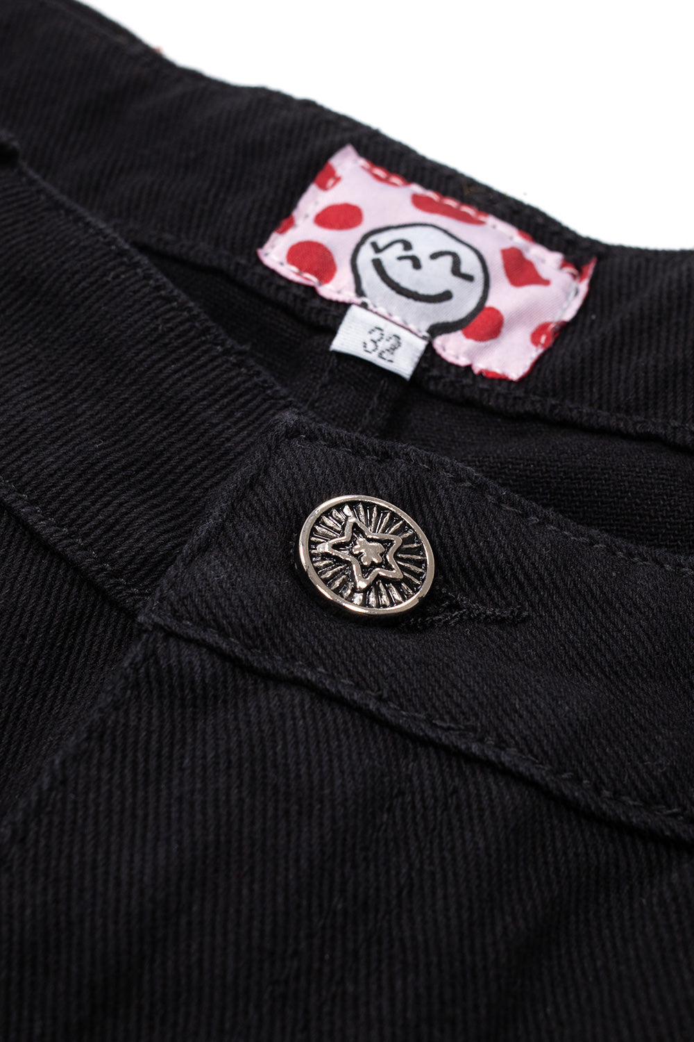 Star Team Star Zip Off Carpenter Jeans Black - BONKERS