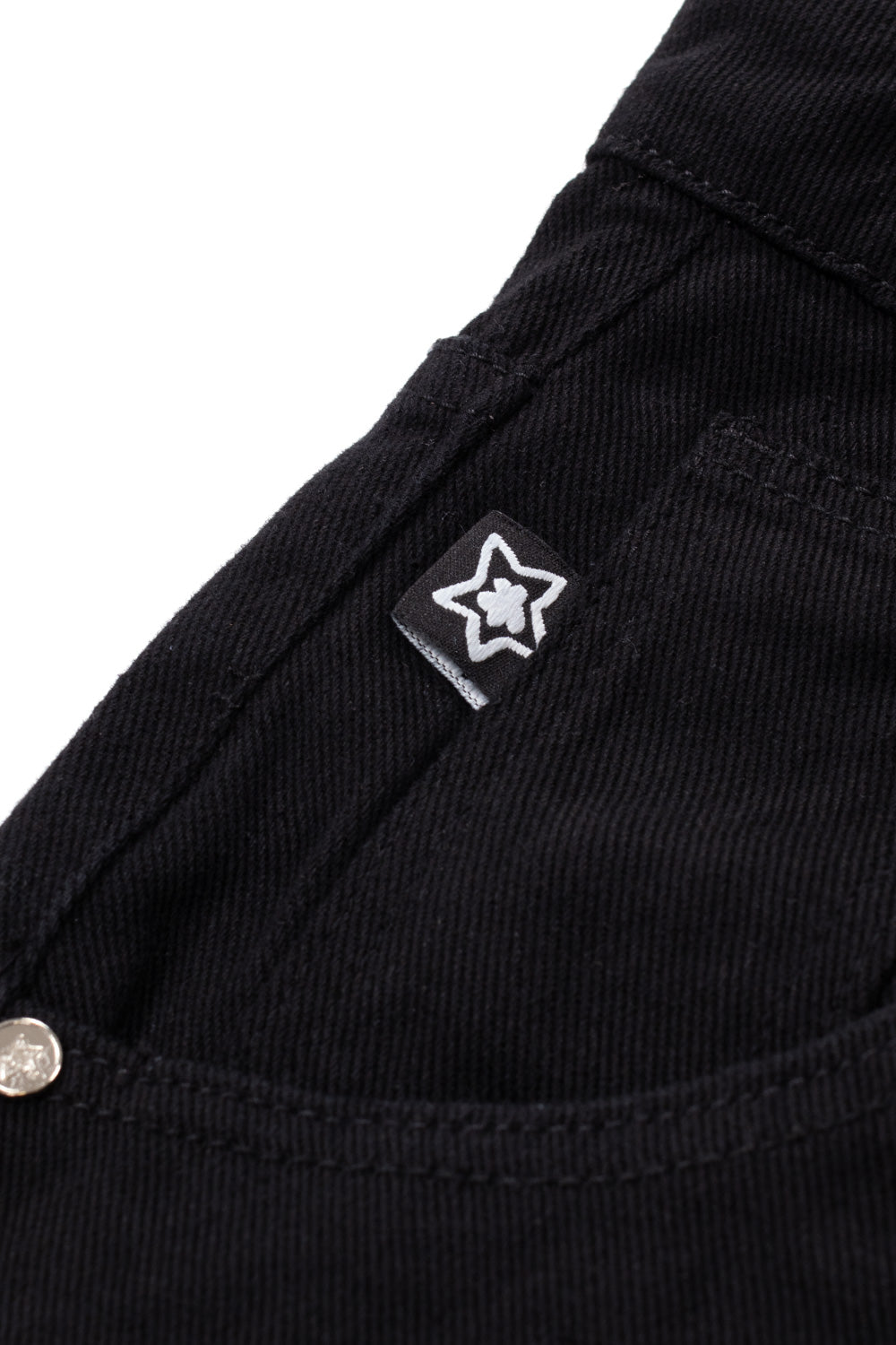 Star Team Star Zip Off Carpenter Jeans Black - BONKERS