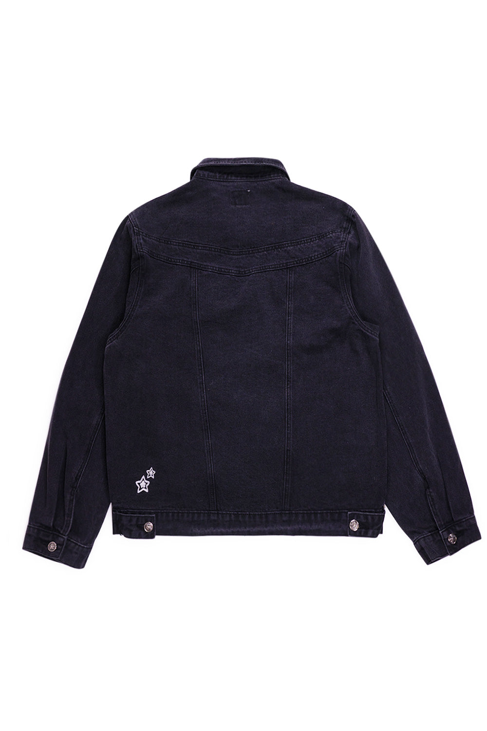 Starteam East Village Zip Up Denim Jacket Black – Schwarze Denim-Jacke mit modernem Design und praktischen Details