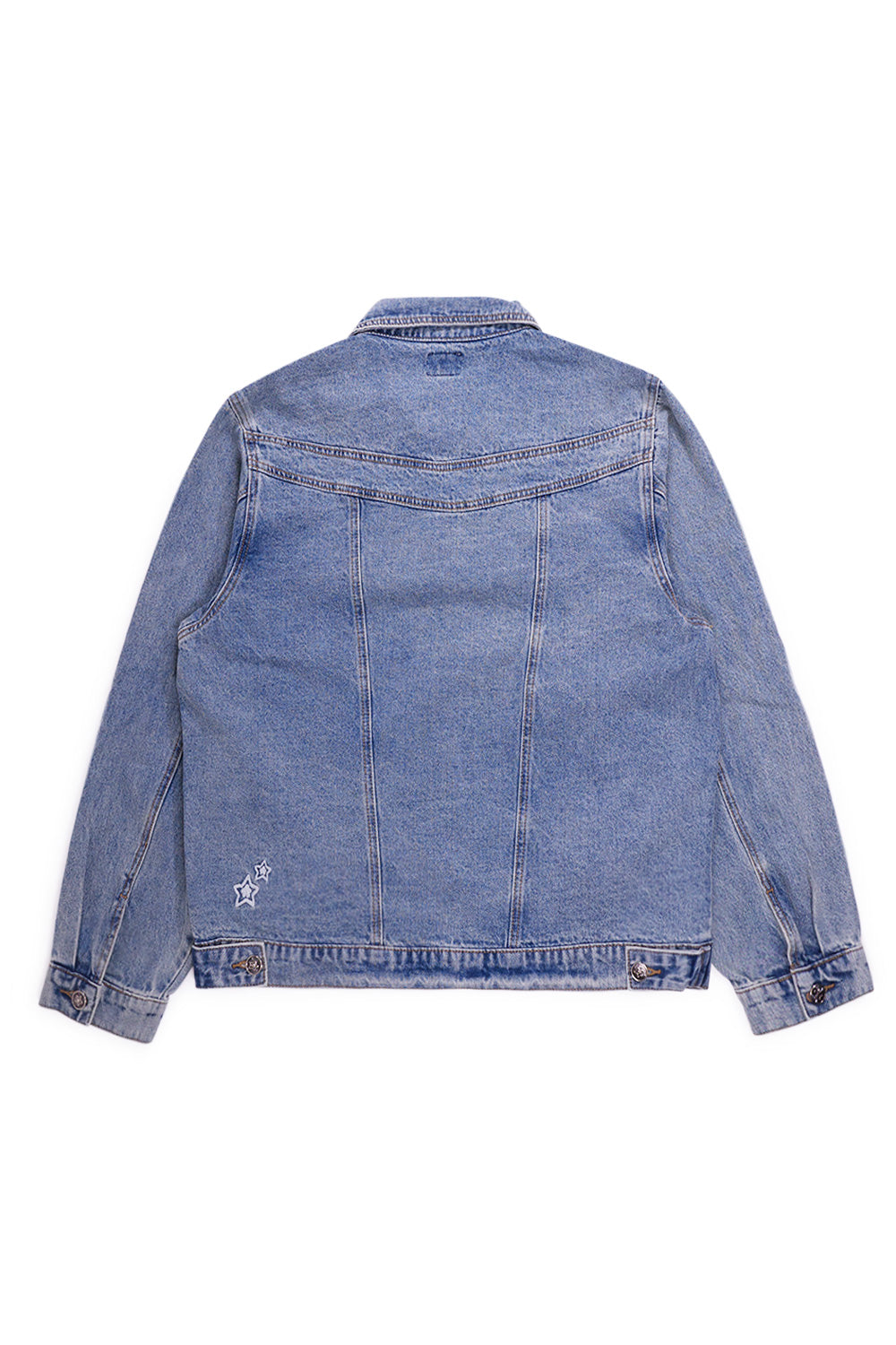 Starteam East Village Zip Up Denim Jacket Blue – Trendige blaue Denim-Jacke mit praktischen Reißverschluss und klassischem Design