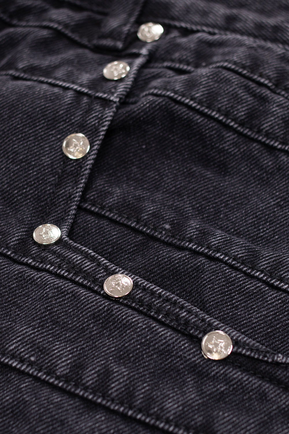 Starteam East Village Black Layered Star Denim Jeans – Schwarze Jeans mit einzigartigem Layered-Star-Design und vielseitigem Look