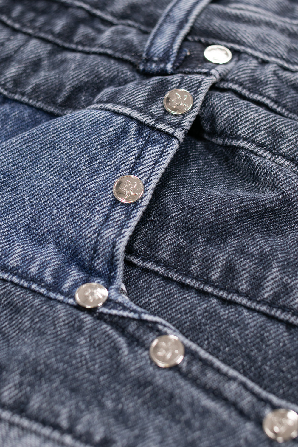 Starteam East Village Blue Layered Star Denim Jeans – Lässige blaue Jeans mit Layered-Star-Design für einen urbanen Look