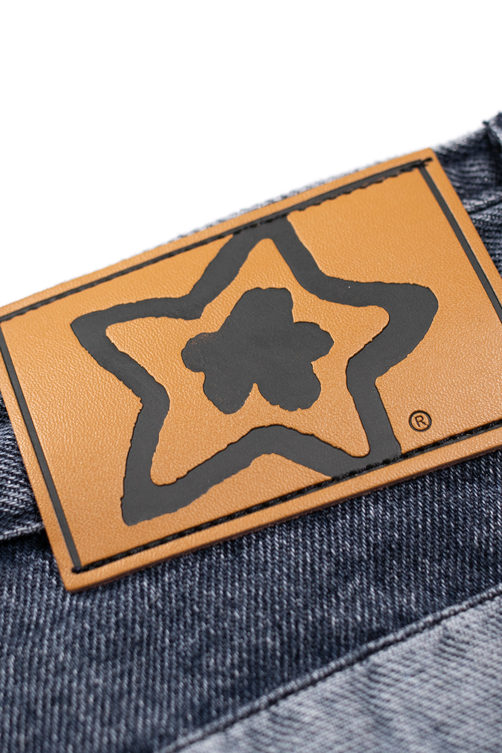 Starteam East Village Layered Star Jeans Blue – Blaues Denim mit auffälligem Sternen-Muster und angesagtem Layered-Design