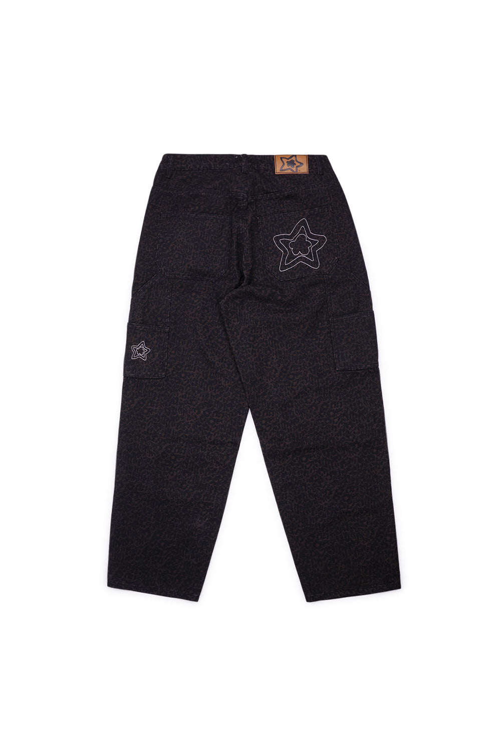 Starteam Leopard Star Jeans Black - BONKERS